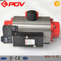 2/5 way aluminum alloy 24v double acting solenoid valve